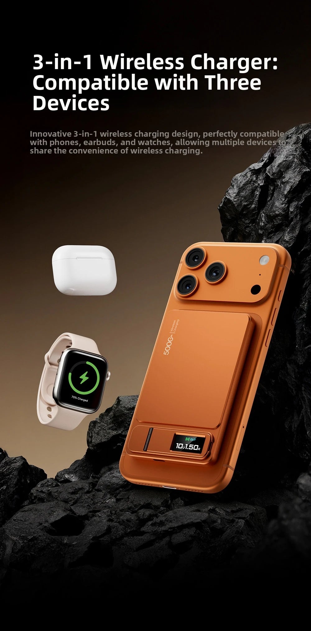 Voltra MagCharge 10000mAh Magnetic Wireless Power Bank